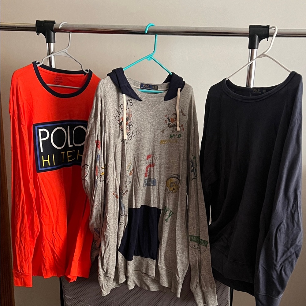 Polo Hi Tech Red Long Sleeve Shirt